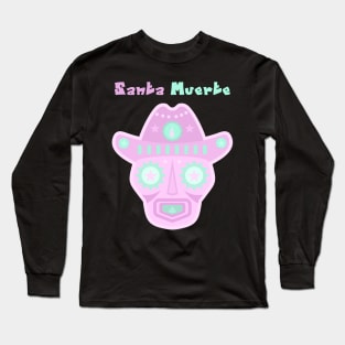 Santa Muerte / pink_green Long Sleeve T-Shirt